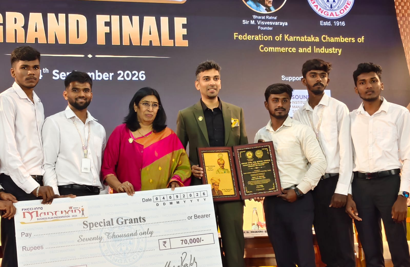 AGRIVAAN team at agricultural showcase event