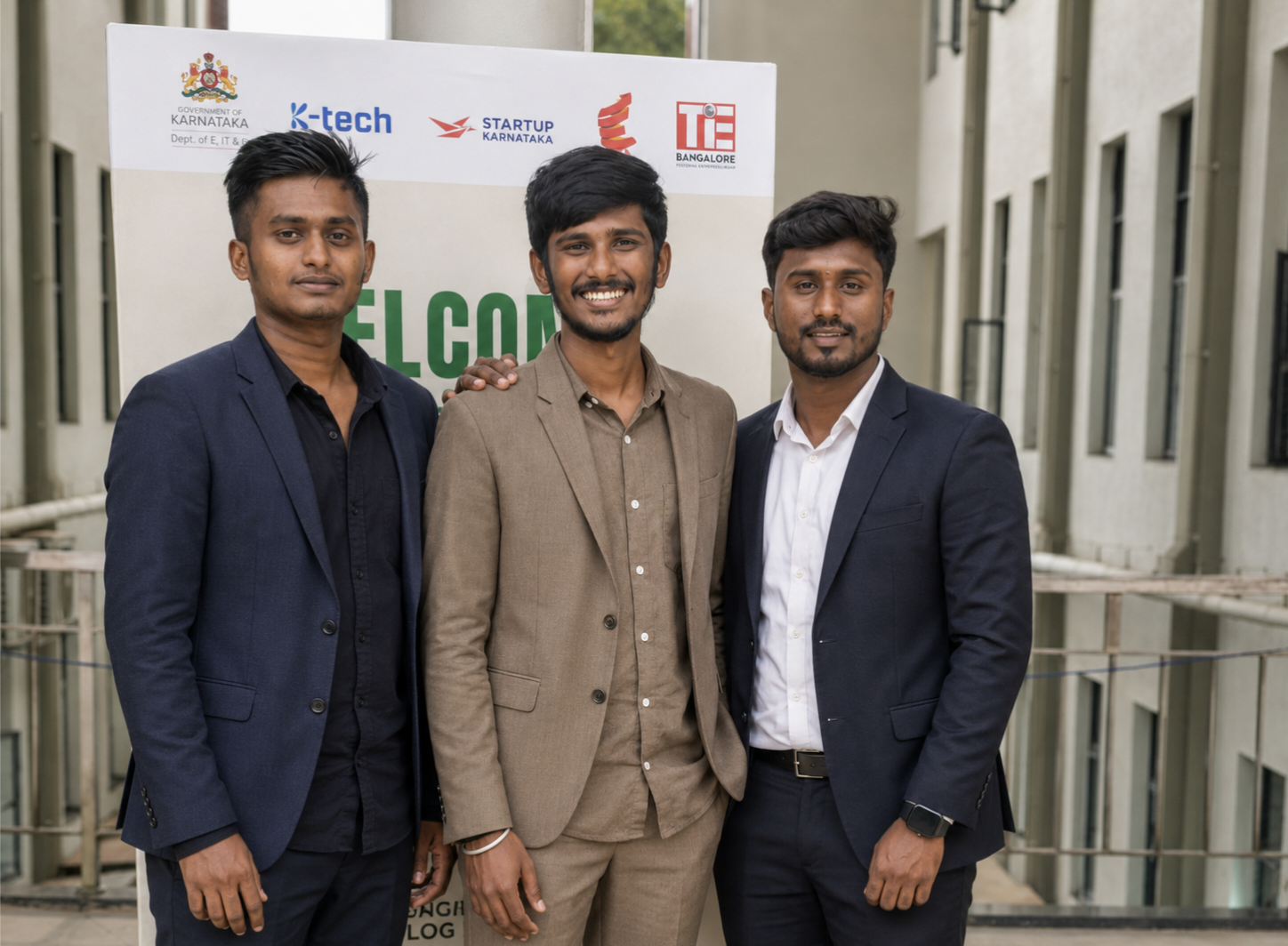 AGRIVAAN founders at Startup Karnataka K-Tech event